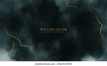 Abstract horizontal watercolor background. Neutral light colored empty space background illustration