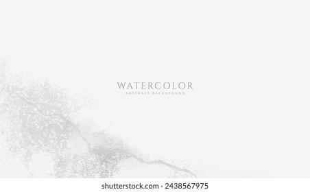 Fondo de acuarela horizontal abstracto. Ilustración de fondo de espacio vacío de color claro neutro