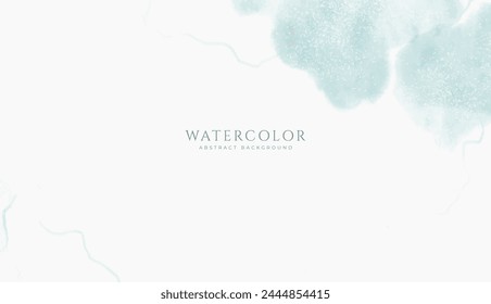 Abstract horizontal watercolor background. Neutral light colored empty space background illustration