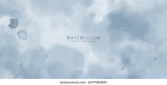 Abstrakter Horizontaler Aquarellhintergrund. Neutrale helle leere Raumhintergrunddarstellung