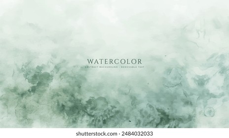 Abstrakter Horizontaler Aquarellhintergrund. Neutrale helle leere Raumhintergrunddarstellung