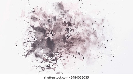 Abstract horizontal watercolor background. Neutral light colored empty space background illustration
