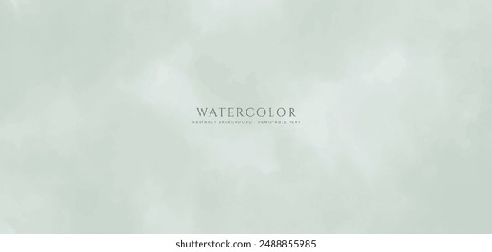 Abstract horizontal watercolor background. Neutral light colored empty space background illustration