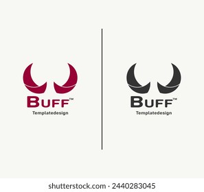 abstract horn logo. abstract logo. horn logo.