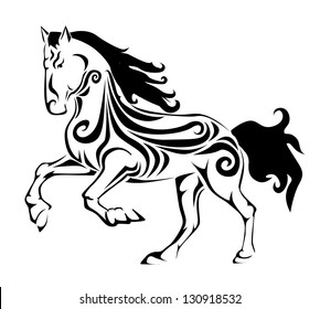 Abstract horse