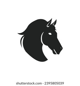 Abstract horse logo symbol design illustration vector