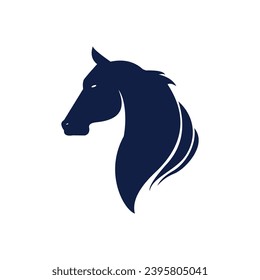 Abstract horse logo symbol design illustration vector