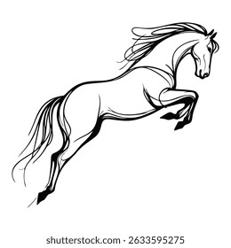 Abstract Horse Logo Vector – Creative Silhouette Emblem for Brands