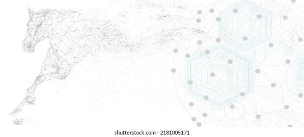 abstract horse spots background banner grey wallpaper animal 