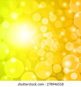 Abstract hot bokeh background. 