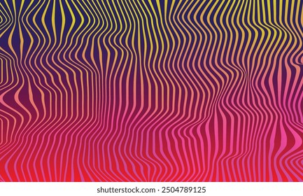 Abstract hot geometric texture background. Futuristic design. Geometric Wave abstract pattern.