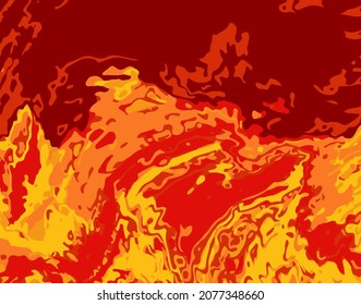 Abstract Hot Lava Background, Spicy food backdrop for banner design.