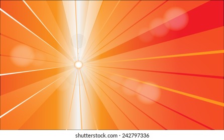 Abstract hot light vector background