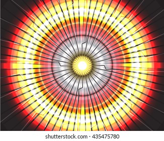 Abstract hot light zoom technology design for background, wallpaper and more vector illustration.