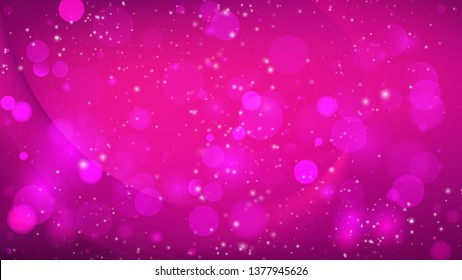 Abstract Hot Pink Defocused Lights Background
