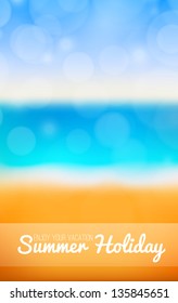 Abstract hot Summer beach design