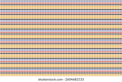 Abstract houndstooth in bold, vibrant colors