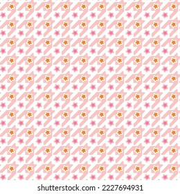 Resumen Estrellas de gallos de gallo Estilo Retro Geométrico Estilo Retro Estilo Seamless Patrón Elegante Colores de Moda Perfecto para la impresión de tela de alamante o envolver papel Pastel Tono rosa Fuchsia Naranja