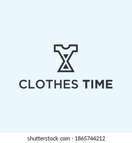 abstract hourglass logo. shirt icon