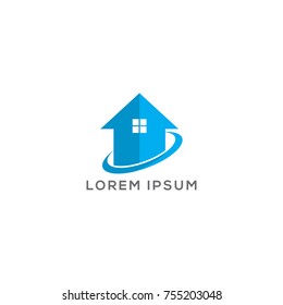 Abstract House / Building Logo Design Vector Template