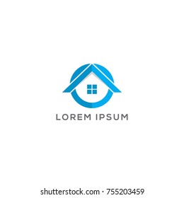 Abstract House / Building Logo Design Vector Template