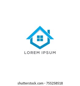 Abstract House / Building Logo Design Vector Template