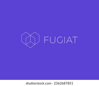 Abstract house in the heart linear logo. Minimalist love care Valentines day symbol. Sweet home sign. Vector illustration.