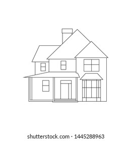 Line Drawing House Images, Stock Photos & Vectors | Shutterstock