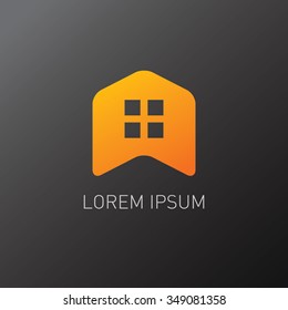 abstract house logo
