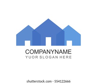 Abstract House logo design