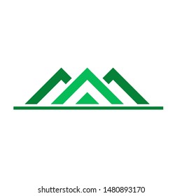 Abstract house logo design template. Colorful sign. Universal vector icon