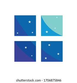 Abstract house logo design template. Colorful sign. Universal vector icon