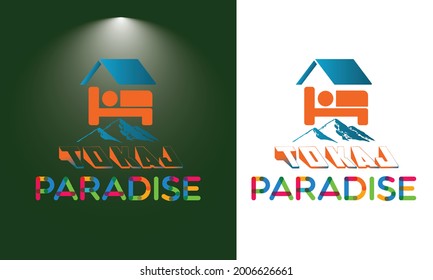 abstract house logo design vector illustration,Vector abstract logo and branding design templates in trendy linear minimal style,