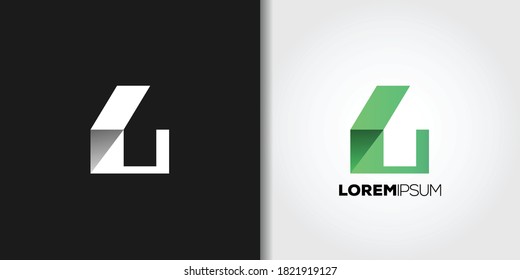 abstract house logo template vector set