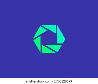 Abstract house shutter logo icon design modern minimal style illustration. Home mansion property vector emblem sign symbol mark logotype