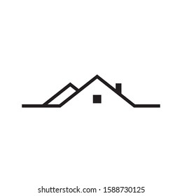 Abstract house vector icon design