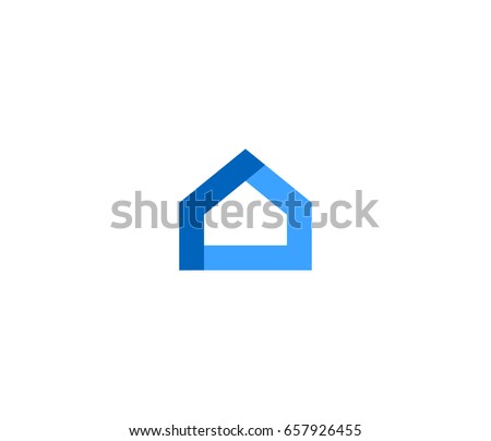 Abstract House vector logo