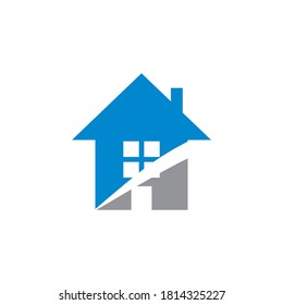 Abstract House Vector , logotipo inmobiliario
