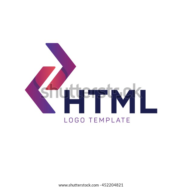 Download Abstract Html Code Logo Design Stock Vector (Royalty Free) 452204821