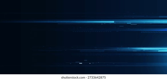Abstract HUD Technology Digits Innovation Concept Design Background