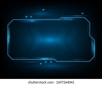 abstract hud ui future futuristic screen system circuit virtual design