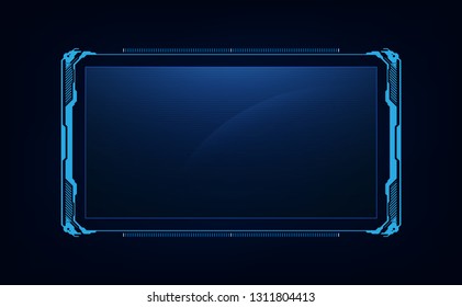 Abstract Hud Ui Gui Future Futuristic Screen System Virtual Design