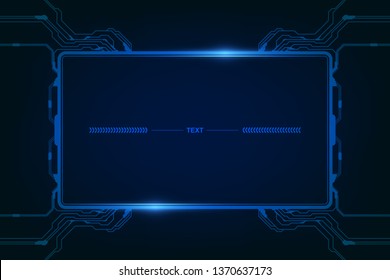 abstract hud ui gui future futuristic screen system virtual design. vector illustration eps10
