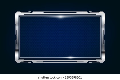 abstract hud ui gui future futuristic screen system virtual design. vector illustration eps10