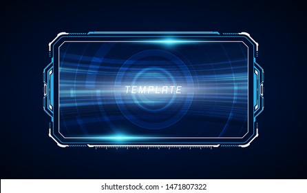 Abstract Hud Ui Gui Future Futuristic Screen System Virtual Design