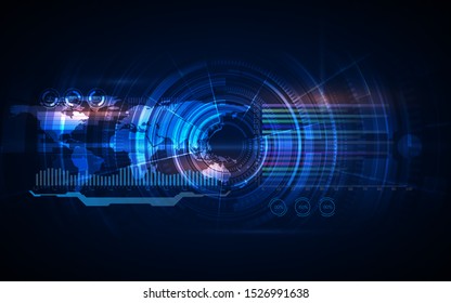 abstract hud ui gui future futuristic screen system virtual design background
