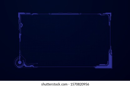 abstract hud ui gui future futuristic screen system virtual design