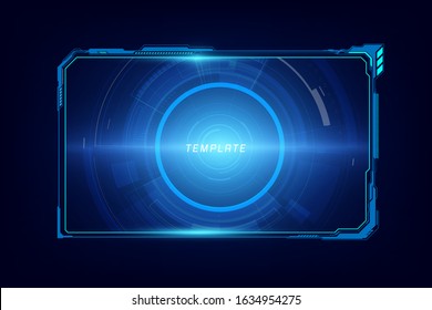 Abstract Hud Ui Gui Future Futuristic Screen System Virtual Design