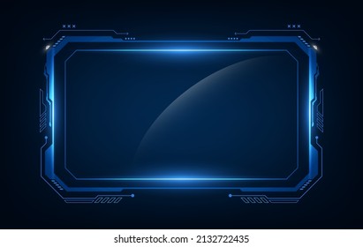 hud ui gui futuro sistema de pantalla futurista abstracto diseño virtual	
