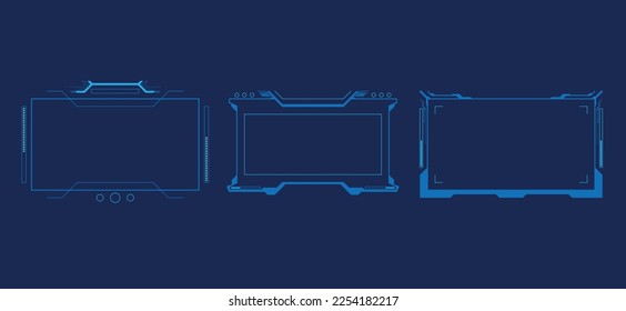 abstract hud ui gui future futuristic screen system virtual design	
